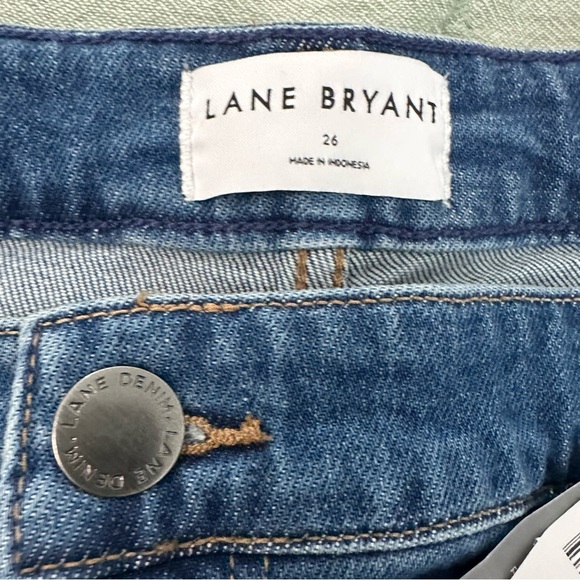 Lane Bryant Women’s Signature Fit Relaxed Straight Mid Rise Jeans Size 26 NWT - Picture 3 of 9